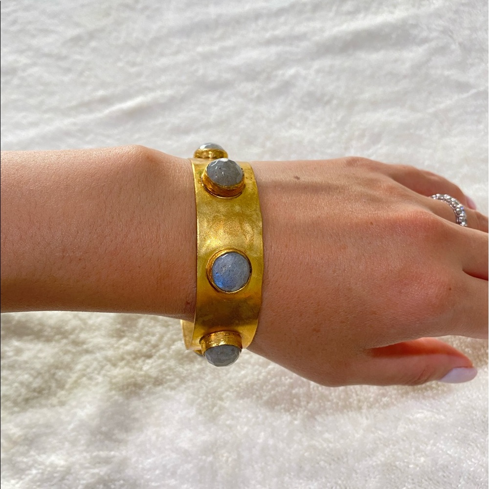 Solid Copper Gemstone Bracelet